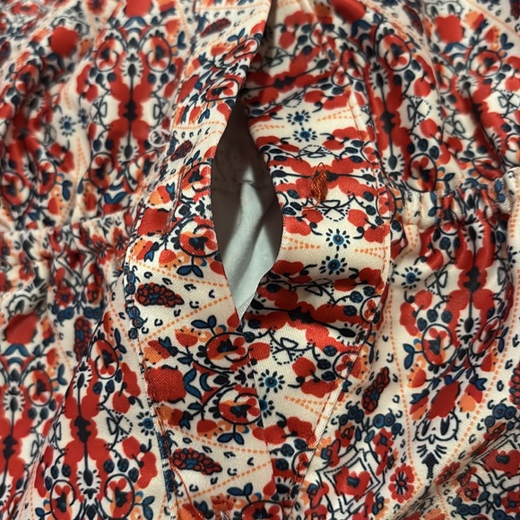 Fate Sheer Puff Long Sleeve Button Front Mini Dress SZ M NWT Missing Belt - Picture 6 of 8